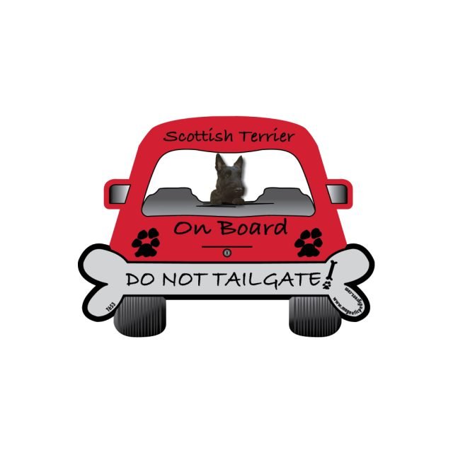 Scottish Terrier On Board Magnet - Image 2