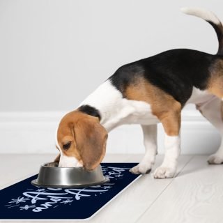 Adopted Pet Food Mat - Cute Anti-Slip Pet Bowl Mat - Trendy Pet Feeding Mat - Image 5