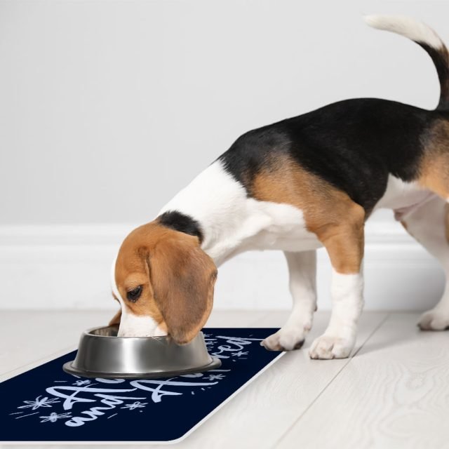 Adopted Pet Food Mat - Cute Anti-Slip Pet Bowl Mat - Trendy Pet Feeding Mat - Image 5