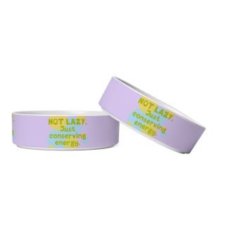 I Am Not Lazy Pet Bowl - Quote Dog Bowl - Themed Pet Food Bowl - Image 3