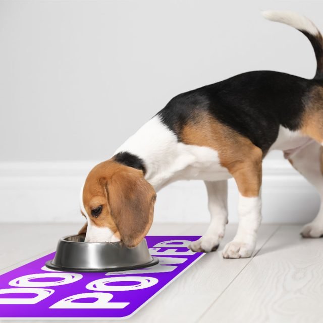 Cool Print Pet Food Mat - Cool Design Anti-Slip Pet Bowl Mat - Themed Pet Feeding Mat - Image 5
