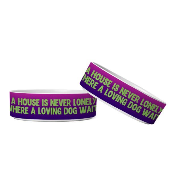 Dog Quote Pet Bowl - Cute Dog Bowl - Creative Pet Food Bowl - Image 3