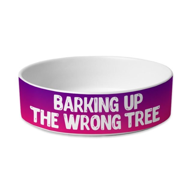 Funny Design Pet Bowl - Cool Quotes Dog Bowl - Graphic Pet Food Bowl - Image 2