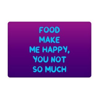 Funny Design Pet Food Mat - Sarcastic Anti-Slip Pet Bowl Mat - Cool Saying Pet Feeding Mat - Image 2