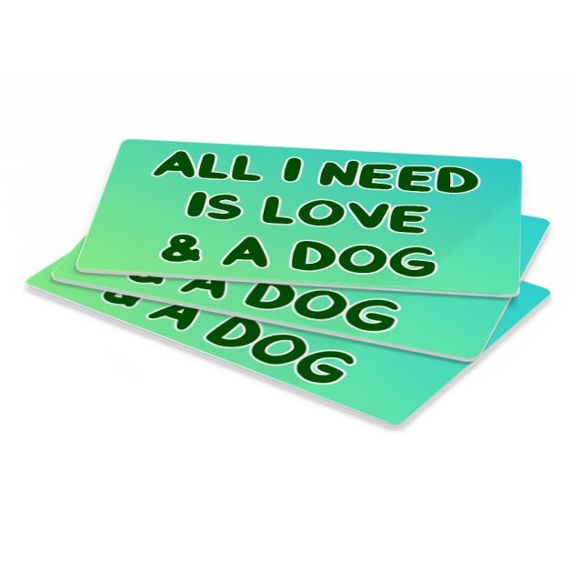 All I Need is Love and a Dog Pet Food Mat - Cute Anti-Slip Pet Bowl Mat - Graphic Pet Feeding Mat - Image 3