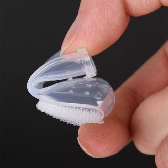 Soft Finger Pet Toothbrush Set (3pcs) - Image 3
