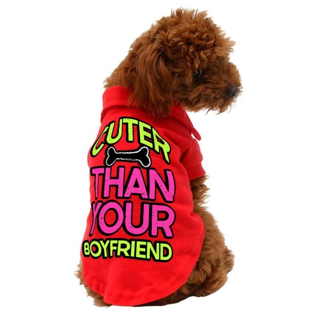 Cuter Than Your Boyfriend Dog Polo Shirt - Funny Dog T-Shirt - Colorful Dog Clothing - Image 4