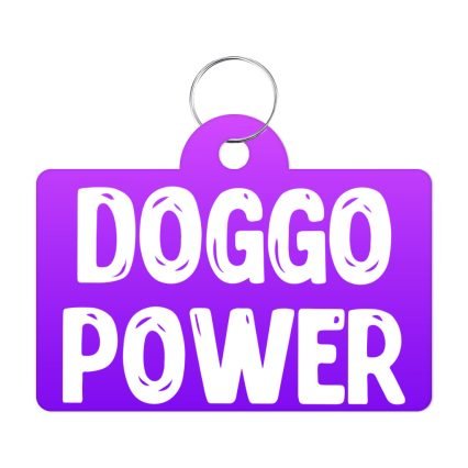 Cool Print Pet ID Tag - Cool Design Pet Tag - Themed Pet ID Tag