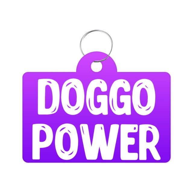 Cool Print Pet ID Tag - Cool Design Pet Tag - Themed Pet ID Tag