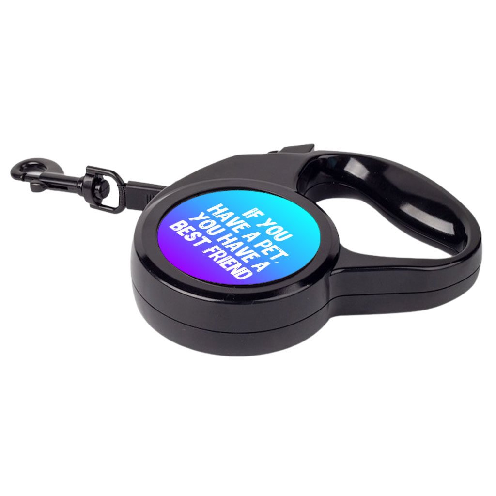 Cute Design Retractable Pet Leash - Quote Leash - Best Print Dog Leash