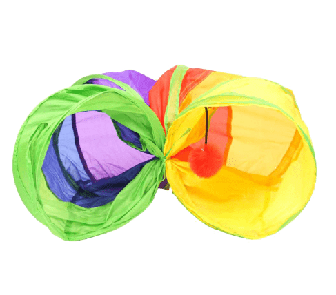 Rainbow Tunnel Cat Toy