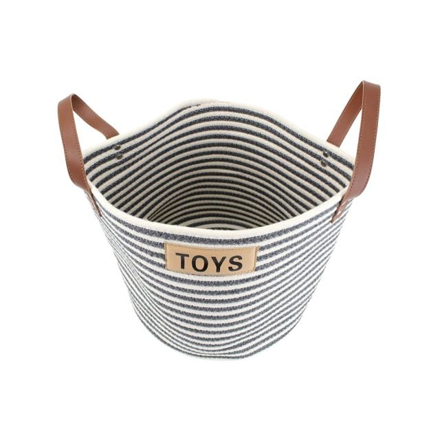 Cotton Rope Pet Toy Storage Basket - Image 3