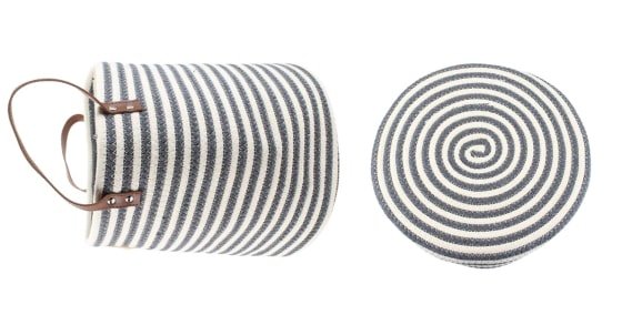Cotton Rope Pet Toy Storage Basket