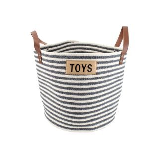 Cotton Rope Pet Toy Storage Basket - Image 2