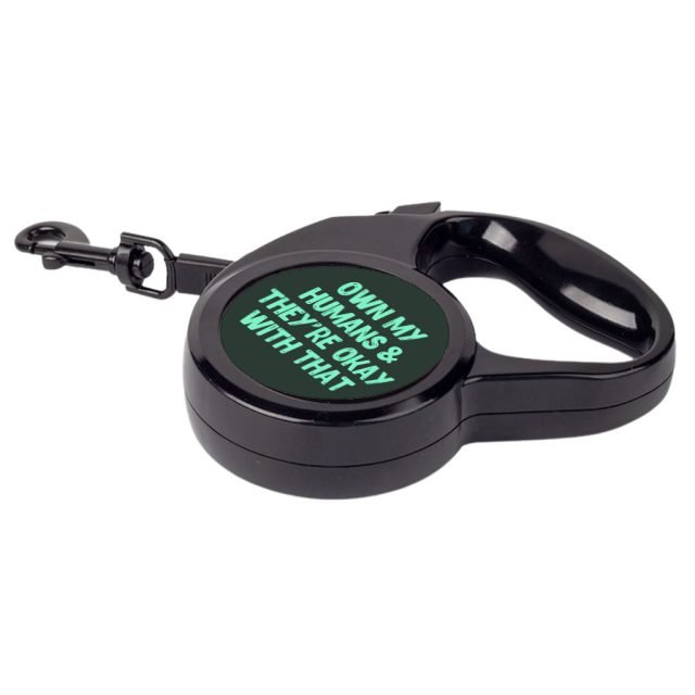 Funny Retractable Pet Leash - Printed Leash - Cool Dog Leash