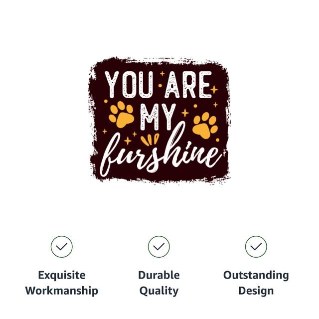 Cute Quote Pet Bandana Collar - Furshine Scarf Collar - Text Design Dog Bandana - Image 10